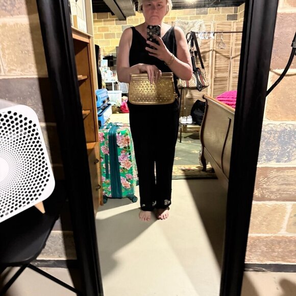 AUTHENTIC Jimmy Choo Star-Studded Clutch/Pouch - Picture 5 of 5